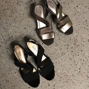 Sandals 2 pairs brand new 2” heels